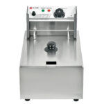 Freidora Eléctrica sin Grifo de Vaciado 1 Cuba 7 Litros Sobremesa 280x450x280h mm SZ-81A GASFRIT