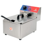 Freidora Eléctrica sin Grifo de Vaciado 1 Cuba 10 Litros Sobremesa 280x430x320h mm GF028 GASFRIT