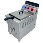Freidora a Gas con Grifo de Vaciado 1 Cuba 18 Litros Sobremesa 340x670x650h mm GFO28F GASFRIT