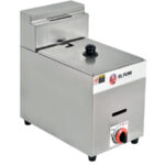 Freidora a Gas sin Grifo de Vaciado 1 Cuba 18 Litros Sobremesa 290x530x440h mm SZ-71 GASFRIT