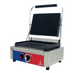 Grill de Contacto Acero Inoxidable Placa Ranurada Sobremesa 565x370x210h mm GF016G GASFRIT