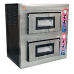 Horno de Pizza Eléctrica 4 + 4 Pizzas 26 Ø cm 805x635x860h mm MXHOREL262 GASFRIT