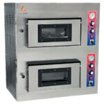 Horno de Pizza a Gas 4 + 4 Pizzas 26 Ø cm 900x670x925h mm MXHOREG262 GASFRIT
