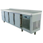 Mesa Refrigerada Acero Inoxidable 2 Puertas Opacas 2 Estantes 1500x600x850h mm BM-1500 EUTRON
