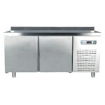 Mesa Refrigerada Acero Inoxidable 2 Puertas Opacas 2 Estantes 285 Litros Gama 600 - 1490x600x850h mm TPS-62 EUTRON