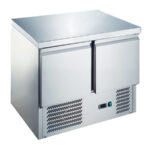 Mesa Refrigerada Acero Inoxidable 2 Puertas Opacas 300 Litros 2 Estantes 900x700x850h mm GF804 GASFRIT