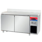 Mesa Refrigerada Acero Inoxidable 2 Puertas Opacas 2 Estantes 1500x600x950h mm GFH114 GASFRIT