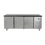 Mesa Refrigerada Acero Inoxidable 3 Puertas Opacas 3 Estantes 440 Litros Gama 600 - 2020x600x850h mm TPS-63 EUTRON