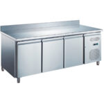 Mesa Refrigerada Acero Inoxidable 3 Puertas Opacas 500 Litros 3 Estantes 1795x700x850h mm GF054 GASFRIT