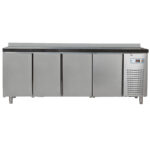 Frente Mostrador Acero Inoxidable 4 Puertas 4 Estantes Gama 600 - 2550x600x1030h mm TPS-64-H EUTRON