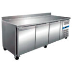 Mesa Refrigerada Acero Inoxidable 3 Puertas Opacas 3 Estantes 386 Litros Gama 600 - 1795x600x850h mm SNACK3200TNEUT EUTRON