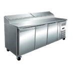 Mesa Refrigerada para Ingredientes GN 1/1-GN 1/6 - 3 Puertas Opacas 3 Estantes 600 Litros 2000x800x1085h mm GF057 GASFRIT
