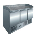 Mesa Refrigerada para Pizza 3 Puertas Opacas 270 Litros 1365x700x1010h mm GFX60 GASFRIT