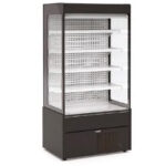 Mural Refrigerado para Carnicería y Charcutería sin Puertas 387 Litros 4 Estantes 1020x700x1965h mm CSB-MAE100 CT CISABA