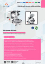 Picadora de Hielo en Aluminio 400x210x330mh mm GFP65 GASFRIT - Imagen 2