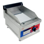 Plancha a Gas de Acero Inoxidable Placa Lisa Cromo Duro Sobremesa 400x575x365h mm GF010C GASFRIT