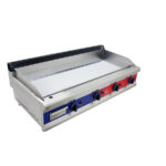 Plancha a Gas de Acero Inoxidable Placa Lisa Cromo Duro Sobremesa 1150x575x365h mm GF014C GASFRIT