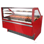 Vitrina Expositora Neutra para Pastelería Cristal Recto sin Reserva 2000x1150x1350h mm GENESIS200N INFRIMA