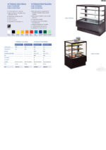 Vitrina Expositora Refrigerada para Pastelería Cristal Recto 380 Litros 3 Estantes 1505x763x849h mm CSB-EVOK150 CISABA - Imagen 2