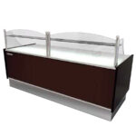Vitrina Expositora Neutra para Pastelería Cristal Recto sin Reserva 1250x1000x1350h mm NIZA150N INFRIMA