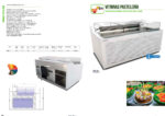 Vitrina Expositora Refrigerada para Pastelería con Reserva Cristal Recto 2000x1150x1100h mm PARIS INFRIMA - Imagen 2