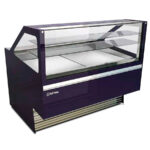 Vitrina Expositora Refrigerada para Pastelería Cristal Recto con Reserva 1250x1000x1350h mm GENESIS125 INFRIMA
