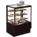 Vitrina Expositora Refrigerada para Pastelería Cristal Recto 221 Litros 3 Estantes 905x763x849h mm CSB-EVOK90 CISABA