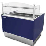 Vitrina Expositora Refrigerada para Pastelería Cristal Recto con Reserva 2000x1000x1350h mm NIZA200C INFRIMA