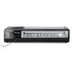 Vitrina para Tapas Refrigerada Sobremesa 6 Cubetas GN 1/3-40 Cristal Recto 1510x395x315h mm GFH122 GASFRIT