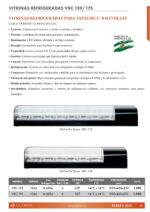 Vitrina para Tapas Refrigerada Sobremesa 8 Cubetas GN1/3-40 Cristal Curvo VRC-175 - 1750x400x250h mm EUTRON - Imagen 2