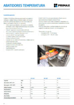 Abatidor de Temperatura 10 Bandejas GN 1/1 790x820x1430h mm BF-R101 Corequip - Imagen 2