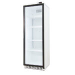 Armario Expositor Refrigerado Blanco 1 Puerta de Cristal 4 Estantes 400 Litros 620x655x1850h mm RV-300 EUTRON