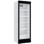 Armario Expositor Refrigerado Blanco 1 Puerta de Cristal 5 Estantes 200 Litros 620x655x1850h mm D372SC-M4 DIG EUTRON