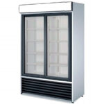 Armario Expositor Refrigerado Blanco 2 Puertas de Cristal 8 Estantes 1000 Litros 1250x715x2005h mm RVCS-1000 EUTRON