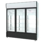Armario Expositor Refrigerado Blanco 3 Puertas de Cristal 4 Estantes 1000 Litros 1800x570x2000h mm LF-1000 EUTRON