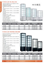 Armario Expositor Refrigerado Blanco para Pastelería 1 Puerta de Cristal 78 Litros 3 Estantes RT-78L - 428x386x960h mm EUTRON - Imagen 2