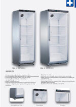 Armario Expositor Refrigerado Inox 1 Puerta de Cristal 4 Estantes 596 Litros 770x695x1890h mm AE 600 TN INOX +FRED - Imagen 3
