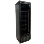 Armario Expositor Refrigerado Negro 1 Puerta de Cristal 5 Estantes 400 Litros 620x635x1998h mm SZ400+ EUTRON