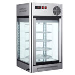 Vitrina Expositora Refrigerada para Pastelería 1 Puerta de Cristal 108 Litros 4 Estantes 470x470x870h mm  RTW-108L EUTRON