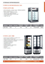 Vitrina Expositora Expositor Refrigerado para Pastelería 1 Puerta de Cristal 100 Litros 3 Estantes 480X480X1030h mm ARC-100R EUTRON - Imagen 2