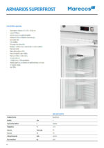 Armario Expositor Refrigerado 386 Litros 1 Puerta de Cristal 4 Estantes 590x650x1860h mm ARV 430 CS SF PV Corequip - Imagen 2