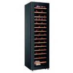 Armario Expositor Refrigerado para Vinos 1 Puerta de Cristal 190 Litros 75 Botellas 15 Estantes 480x470x1645h mm DSJ-190 EUTRON