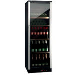 Armario Expositor Refrigerado para Vinos 1 Puerta de Cristal 300 Litros 94 Botellas 4 Estantes 620x655x1850h mm WR-300-EM EUTRON