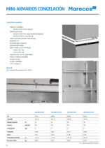 Armario de Congelación 1 Puerta Opaca 2 Estantes Sobremesa 115 Litros 600x600x835h mm ACE 150 CS PO Corequip - Imagen 2