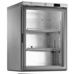 Armario Expositor de Congelación 1 Puerta de Cristal 2 Estantes Sobremesa 115 Litros 600x600x835h mm ACE 150 CS A PV Corequip