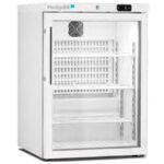 Armario Refrigerado para Farmacia 122 Litros 1 Puerta de Cristal 3 Estantes 600x600x835h mm MLRE150 G Corequip