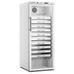 Armario Refrigerado para Farmacia 324 Litros 1 Puerta de Cristal 10 Cajones 600x700x1510h mm MPRA 350 G Corequip