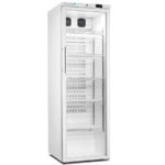 Armario Refrigerado para Farmacia 416 Litros 1 Puerta de Cristal 5 Estantes 600x700x1875h mm MLRE 450 G Corequip