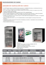 Armario de Maduración de Carne 1 Puerta de Cristal 140 Litros 1 Estante 600x620x525h mm MC-500 EUTRON - Imagen 2