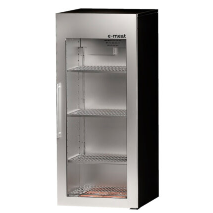 Armario de Maduración de Carne 1 Puerta de Cristal 496 Litros 3 Estantes 700x750x1665h mm MC-1000 EUTRON